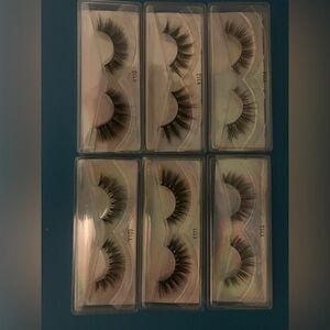 Mink lashes six pairs of lashes are perfect for different occasions and styles: